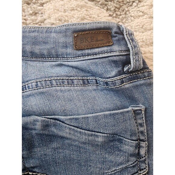 BKE Stella Jeans Womens Size 27x31.5 Blue Slim Fit Low Rise Skinny Stretch Denim - Picture 8 of 8